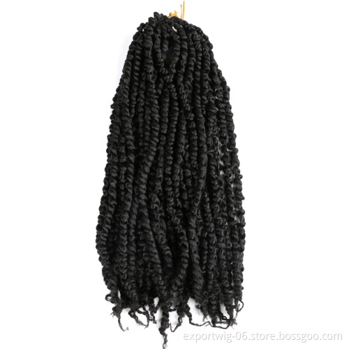 Wholesale Pre-Twisted Passion Twist Crochet Hair Synthetic Crochet  Hair Extensions Curly Wave Passion Twist Crochet Hair